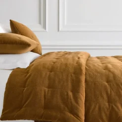Classic Cotton Velvet Tack Stitch Quilt & Shams