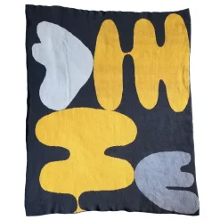 Claudia Pearson Ebb & Flow Cotton Blanket