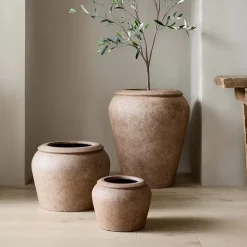 Colin King Washed Ficonstone Planters