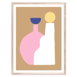 Colorful Ceramics Framed Wall Art by Roseanne Kenny