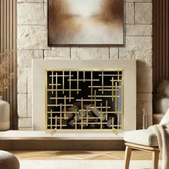 Contemporary Fireplace Screen
