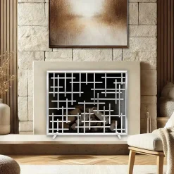 Contemporary Fireplace Screen