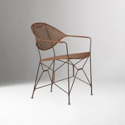 Coralia Rattan Indoor/Outdoor Dining Arm Chair