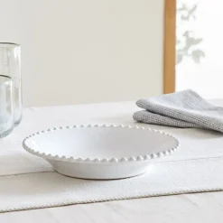 Costa Nova Pearl Stoneware Pasta Plates (Set of 4)