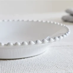 Costa Nova Pearl Stoneware Pasta Plates (Set of 4)