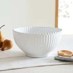Costa Nova Pearl White Salad Bowl