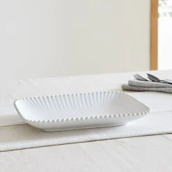 Costa Nova Pearl White Stoneware Rectangular Platters
