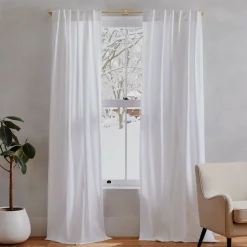 Cotton Canvas Curtain (Set of 2)
