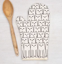 Counter Couture Cat Oven Mitt & Pot Holder