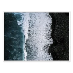 Crashing Waves Framed Wall Art by Michael Schauer