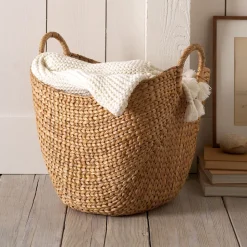 Curved Seagrass Handle Baskets