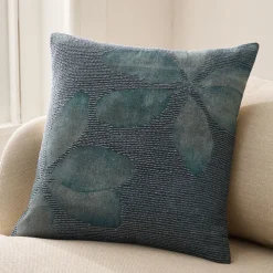 Cyanotype Blooms Pillow Cover