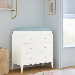 Daisy Narrow Dresser with Removable Topper (36")