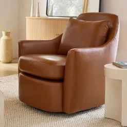 Dallas Leather Swivel Chair