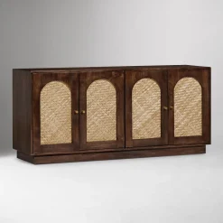 Despina Cane Arched Sideboard (66")