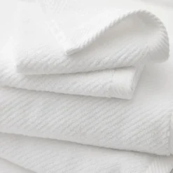 Diagonal Ribbed Towels