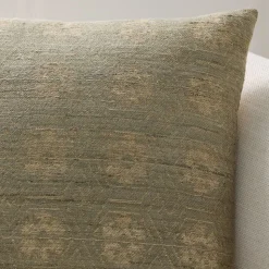 Diffused Woven Floral Pillow Cover