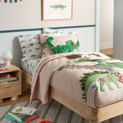 Dino In Lights Quilt & Shams