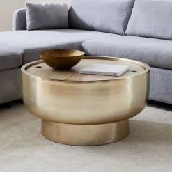 Drum Storage Coffee Table (32"–40")