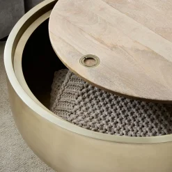 Drum Storage Coffee Table (32"–40")