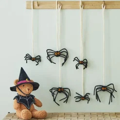 Ed Emberley Felt Spiders Hanging Decor