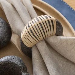 Eito Stone Napkin Ring Sets