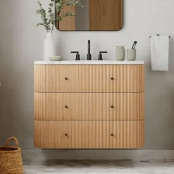 Ellington Floating Single Bathroom Vanity (24"–36")