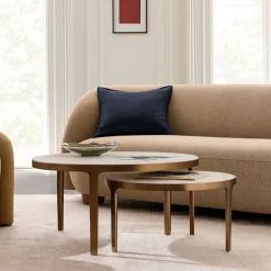 Elwell Marble Nesting Coffee Tables (24"–32")