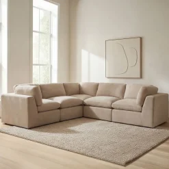 Emberleigh Classic 3-Piece L-Shaped Foam Modular Sectional (109")