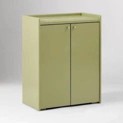 Emma Chamberlain Lacquer Wrapped Storage Cabinet (26")