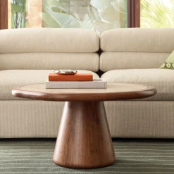 Emma Chamberlain Marble Coffee Table (32")