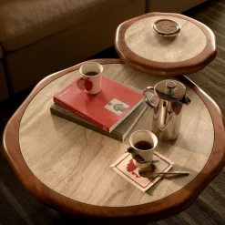 Emma Chamberlain Marble Nesting Coffee Tables (18"–32")