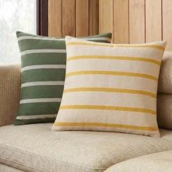 Emma Chamberlain Reversible Stripe Pillow Cover