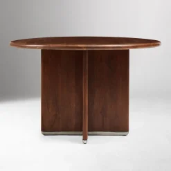 Emma Chamberlain Round Wood Dining Table (48")