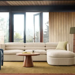 Emma Chamberlain Stacked 4-Piece Ottoman Sectional (113")