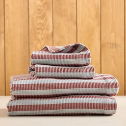 Emma Chamberlain Stripe Waffle Towels