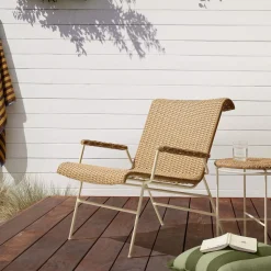 Emma Chamberlain Woven Outdoor Lounge Chair
