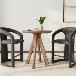 Engert Leather Counter Stool