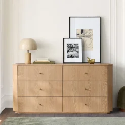 Essex Cerused 6-Drawer Dresser (60")