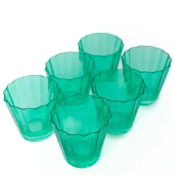 Estelle Colored Glass Sunday Lowball Glass Sets