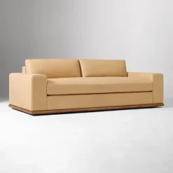 Ethan Leather Sofa (88"–108")