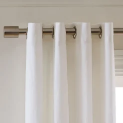 European Flax Linen Blackout Grommet Curtain