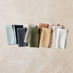 European Flax Linen 20" x 20" Napkin Set