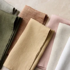 European Flax Linen 20" x 20" Napkin Set