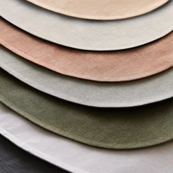 European Linen Oval Placemats