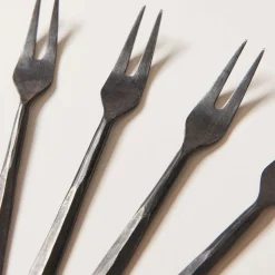 Farmhouse Pottery Forged Appetizer Forks (Set of 4)