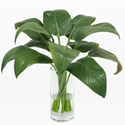 Faux Calla Leaf w/ Vase