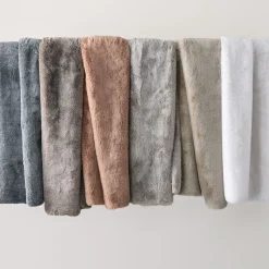 Faux Fur Chinchilla Throw