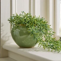 Faux Potted Drippy Plant