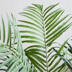 Faux Potted Fan Palm Tree
